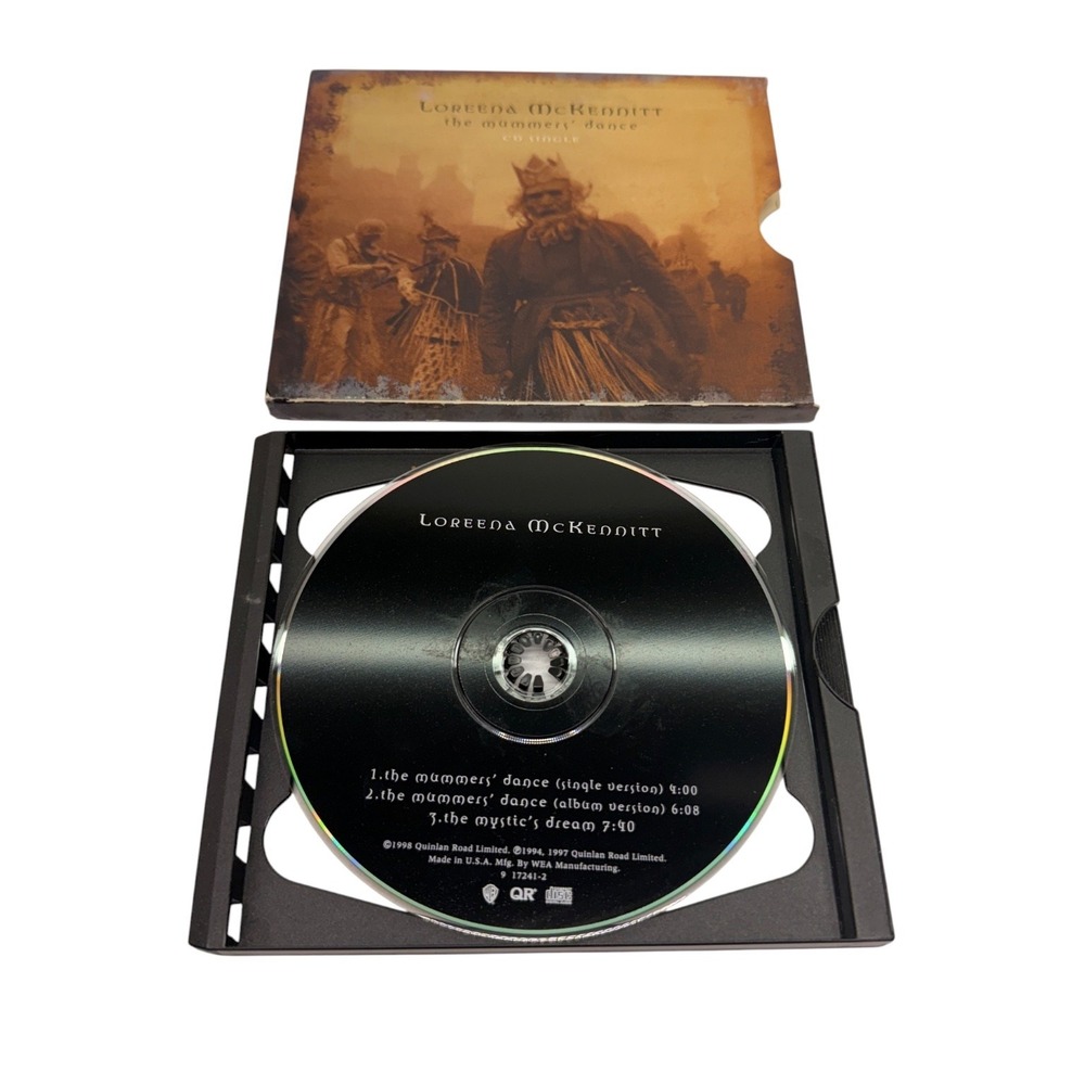 Loreena McKennitt The Mummers' Dance CD Single 1998 Celtic Folk 9 17241-2 US